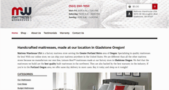Desktop Screenshot of mattresslw.com